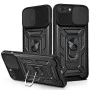 Калъф за iPhone 7 Plus / iPhone 8 Plus - CamShield Series - черен