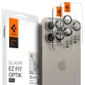 Протектор за камера за iPhone 14 Pro / 14 Pro Max / 15 Pro / 15 Pro Max (комплект 2) - Spigen Glas.tR Optik EZ Fit Pro - естествен титан