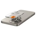 Протектор за камера за iPhone 14 Pro / 14 Pro Max / 15 Pro / 15 Pro Max (комплект 2) - Spigen Glas.tR Optik EZ Fit Pro - естествен титан
