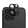 Протектор за камера за iPhone 11 Pro / iPhone 11 Pro Max - Пълно стъкло за камера - Черен