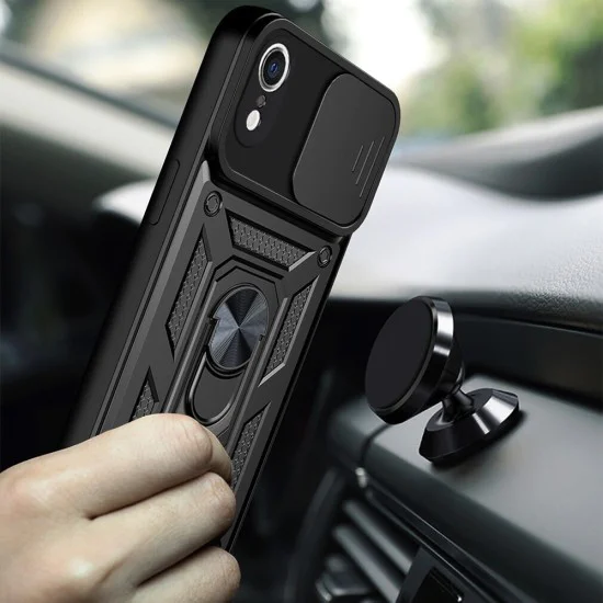 Калъф за iPhone XR - CamShield Series - черен