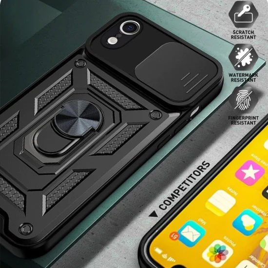 Калъф за iPhone XR - CamShield Series - черен