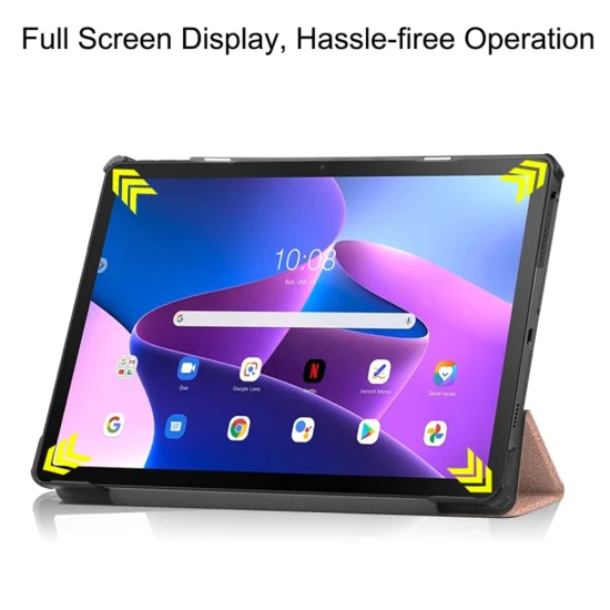 Калъф за Lenovo Tab M10 3rd Gen (TB328FU/TB328XU) - FoldPro - розово злато