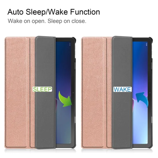 Калъф за Lenovo Tab M10 3rd Gen (TB328FU/TB328XU) - FoldPro - розово злато