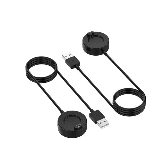 Зарядно за Garmin Fenix ​​5/5 Plus/6/6X/6X/7X, USB, 5W, 1m - (TGC4) - Черно