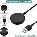 Зарядно за Samsung Galaxy Watch 3/4/5/6, USB, 2.5W, PC Case - (TSC11) - Черен