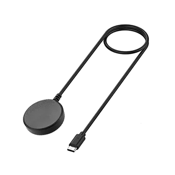 Зарядно за Samsung Galaxy Watch 3/4/5, Type-C, 2.5W, Metal Case - (TSC22) - Черен