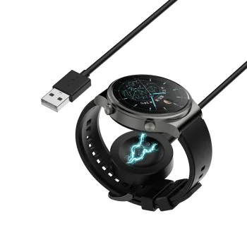 Зарядно за Huawei Watch 4/4 Pro/Honor 4 Pro, USB, 10W - (THC1) - Черно