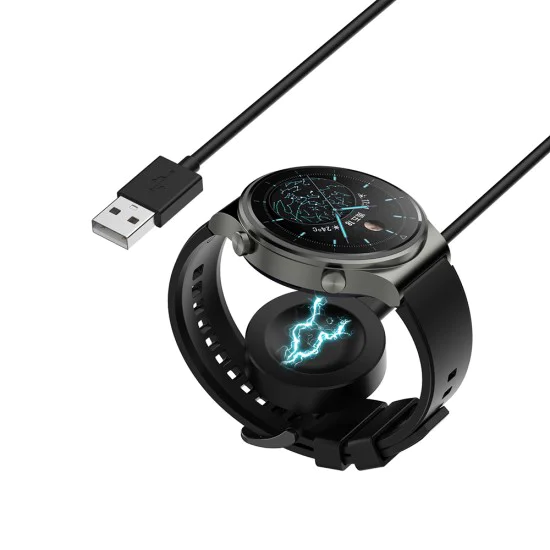 Зарядно за Huawei Watch 4/4 Pro/Honor 4 Pro, USB, 10W - (THC1) - Черно