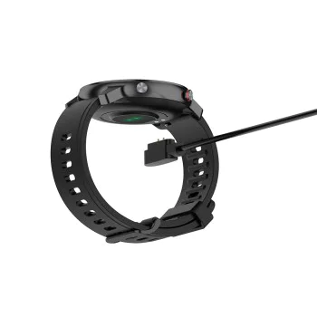 Зарядно за Haylou Bling LS12/RT LS05S/Oneplus Nord Watch USB, 3.5W - (TXC4) - Черен