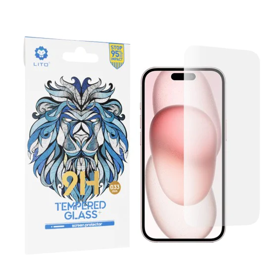 Протектор за iPhone 15 - Lito - 2.5D Classic Glass - Прозрачен