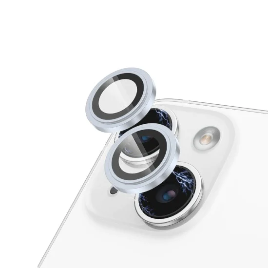 Протектор за iPhone 15 / iPhone 15 Plus - Lito S+ Camera Glass Protector - Син