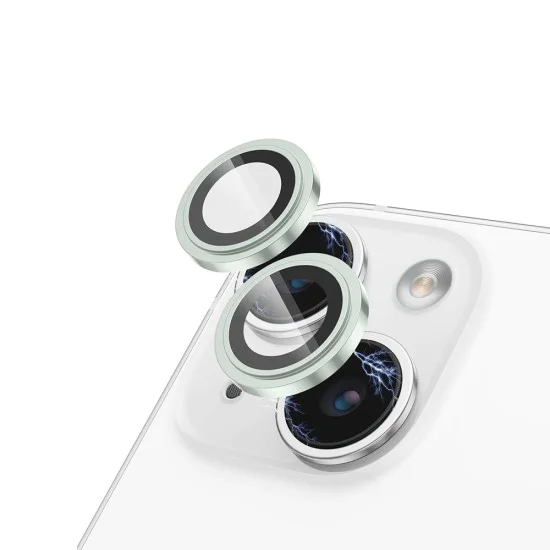 Протектор за iPhone 15 / iPhone 15 Plus - Lito S+ Camera Glass Protector - Зелен