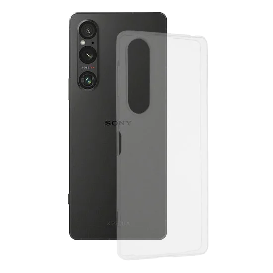 Калъф за Sony Xperia 1 V - Безцветен Силиконов - Прозрачен