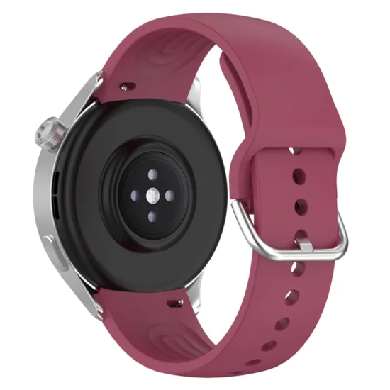Каишка за Huawei Watch GT 2 46mm / GT 3 46mm, Xiaomi Watch S1 Pro / Active - Каишка за часовник (W003) - Wine Red
