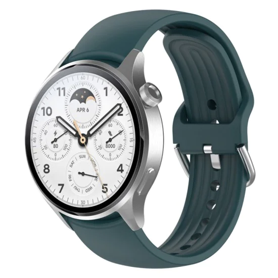 Каишка за часовник за Huawei Watch GT 2 46mm / GT 3 46mm, Xiaomi Watch S1 Pro / Active - Каишка за часовник (W003) - Зелена