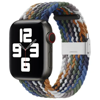 Каишка за Apple Watch 1/2/3/3/4/4/5/5/6/6/7/8/7/8/9/10/10/SE/SE 2 (38/40/41/42 mm ) - Каишка за часовник (W032) - Каубойско зелено