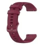 Каишка за Samsung Galaxy Watch 4/5/Active 2, Huawei Watch GT 3 (42mm)/GT 3 Pro (43mm) - Каишка за часовник 20mm (W006) - Бордо