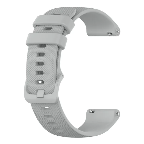 Каишка за Samsung Galaxy Watch 4/5/Active 2, Huawei Watch GT 3 (42mm)/GT 3 Pro (43mm) - Каишка за часовник 20mm (W006) - Сив