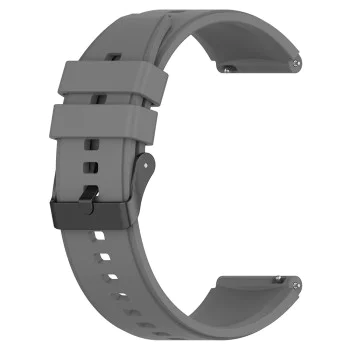 Каишка за часовник за Huawei Watch GT 2 (46 мм)/GT 2 Pro/GT 3 Pro (46 мм)/Ultimate, Xiaomi Watch S1 - Каишка за часовник 22 мм (W026) - Сив
