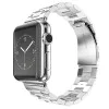 Каишка за часовник за Apple Watch 1/2/3/3/4/4/5/5/5/6/6/7/8/7/8/9/10/SE/SE/SE 2/Ultra/Ultra 2 (42/44/45/46/49 мм) - Каишка за часовник (W036) - Сребро