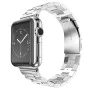 Каишка за Apple Watch 1/2/3/3/4/4/5/5/6/6/7/8/7/8/9/10/10/SE/SE 2 (38/40/41/42 mm ) - Каишка за часовник (W036) - Сребро