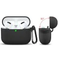 Калъф за AirPods Pro 1/2 - Силиконов Калъф - Черен