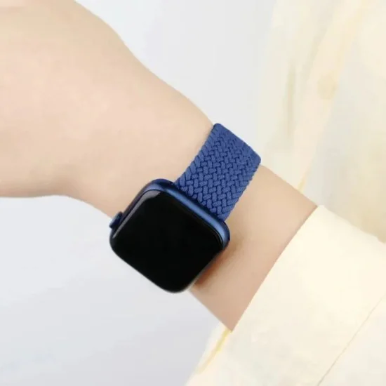 Каишка за Apple Watch 1/2/3/3/4/4/5/5/5/6/6/7/8/7/8/9/10/SE/SE/SE 2/Ultra/Ultra 2 ( 42/44/45/46/49 мм) - Каишка за часовник (W032) - Цветно розово
