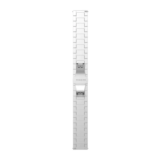 Каишка за Samsung Galaxy Watch 4/5/Active 2, Huawei Watch GT 3 (42mm)/GT 3 Pro (43mm) - Каишка за часовник (W012) - Сребрист