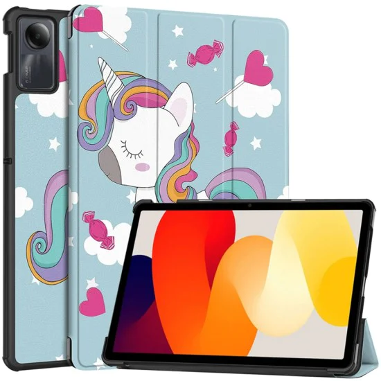 Калъф за Xiaomi Redmi Pad SE 11 - FoldPro - Еднорог
