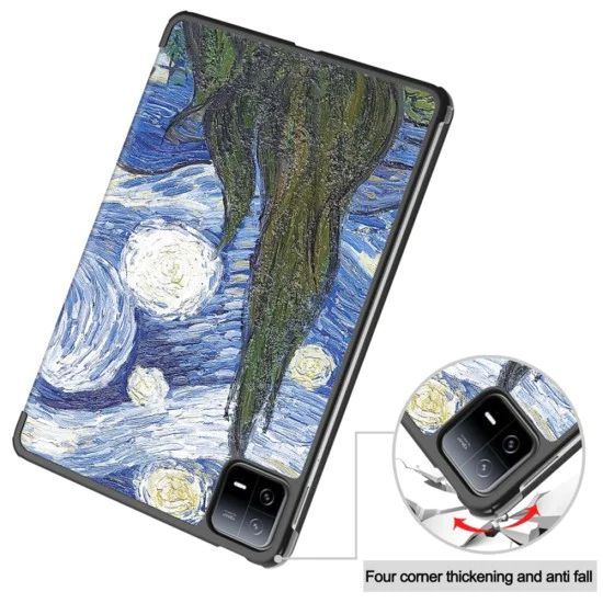 Калъф за Xiaomi Pad 6 / Pad 6 Pro - FoldPro - Starry Night