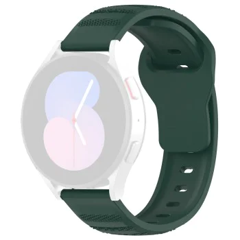 Каишка за Samsung Galaxy Watch 4/5/Active 2, Huawei Watch GT 3 (42mm)/GT 3 Pro (43mm) - Каишка за часовник (W050) - Зелена