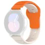 Каишка за Samsung Galaxy Watch 4/5/Active 2, Huawei Watch GT 3 (42mm)/GT 3 Pro (43mm) - Каишка за часовник (W050) - Оранжево бежово