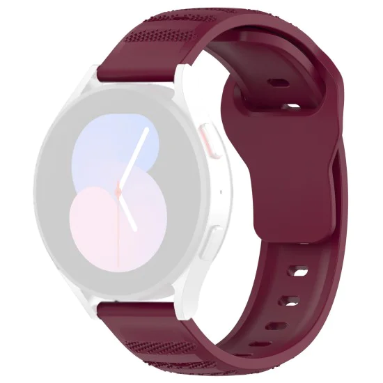 Каишка за Huawei Watch GT 2 (46 мм)/GT 2 Pro/GT 3 Pro (46 мм)/Ultimate, Xiaomi Watch S1 - Каишка за часовник (W050) - Бордо