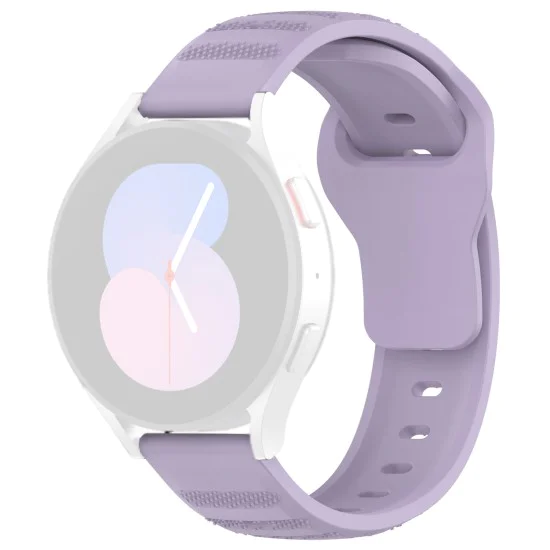Каишка за Samsung Galaxy Watch 4/5/Active 2, Huawei Watch GT 3 (42mm)/GT 3 Pro (43mm) - Каишка за часовник (W050) - Лилав