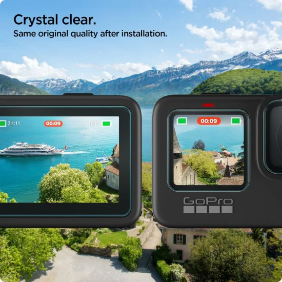 Протектор за GoPro Hero 9/10/11/12 (комплект от 6) - Spigen Glas.tR Slim - Clear