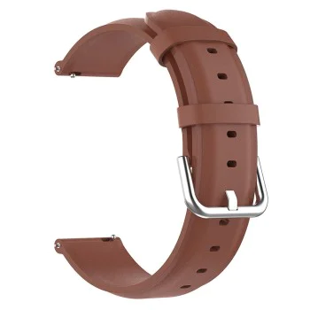 Каишка за Samsung Galaxy Watch 4/5/Active 2, Huawei Watch GT 3 (42mm)/GT 3 Pro (43mm) - Каишка за часовник (W007PU) - Кафяв