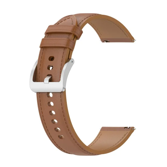 Каишка за Huawei Watch GT 2 (46 мм)/GT 2 Pro/GT 3 Pro (46 мм)/Ultimate, Xiaomi Watch S1 - Каишка за часовник (W048) - Кафяв