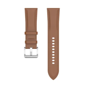 Каишка за Huawei Watch GT 2 (46 мм)/GT 2 Pro/GT 3 Pro (46 мм)/Ultimate, Xiaomi Watch S1 - Каишка за часовник (W048) - Кафяв