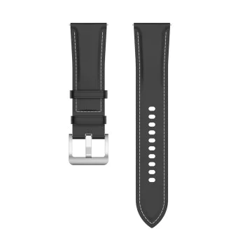 Каишка за Samsung Galaxy Watch 4/5/Active 2, Huawei Watch GT 3 (42mm)/GT 3 Pro (43mm) - Каишка за часовник (W048) - Черна