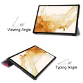 Калъф за Samsung Galaxy Tab S9 Plus / S9 FE Plus / S10 Plus / S10 FE Plus - FoldPro - Еднорог