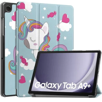 Калъф за Samsung Galaxy Tab A9 Plus - FoldPro - Еднорог