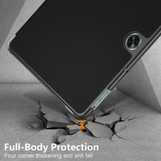 Калъф за OnePlus Pad Go / Oppo Pad Air2 / Oppo Pad Neo - FoldPro - Черен