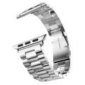 Каишка за Apple Watch 1/2/3/3/4/4/5/5/6/6/7/8/7/8/9/10/10/SE/SE 2 (38/40/41/42 mm ) - Каишка за часовник (W036) - Сребро