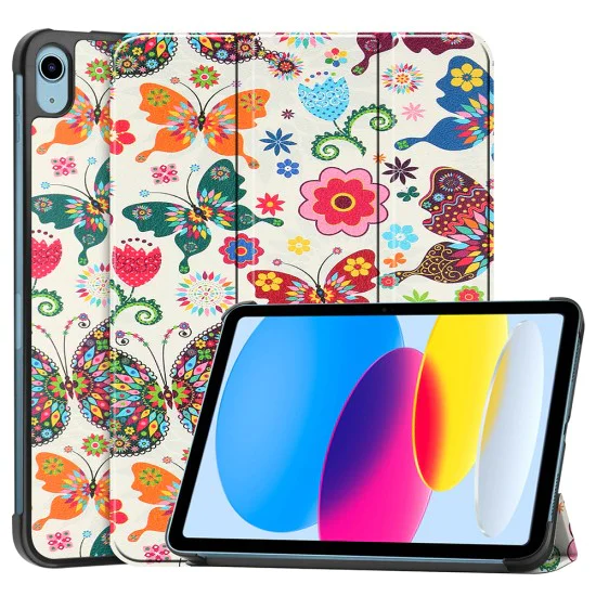 Калъф за iPad 10 (2022) 10.9 - FoldPro - Пеперуда