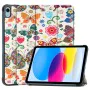 Калъф за iPad 10 (2022) 10.9 - FoldPro - Пеперуда