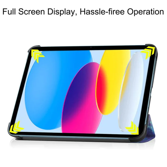 Калъф за iPad 10 (2022) 10.9 - FoldPro - Пеперуда