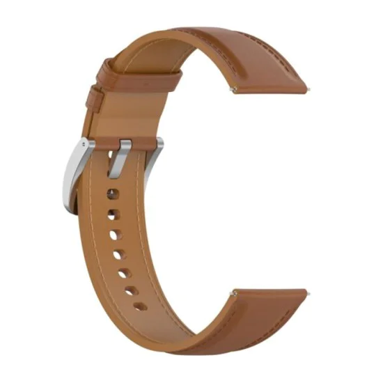 Каишка за Huawei Watch GT 2 (46 мм)/GT 2 Pro/GT 3 Pro (46 мм)/Ultimate, Xiaomi Watch S1 - Каишка за часовник (W048) - Кафяв