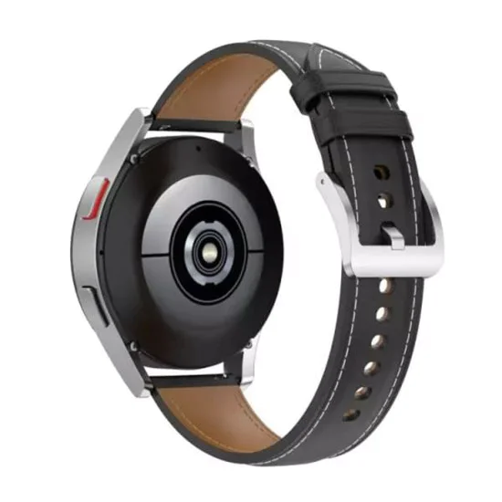 Каишка за Samsung Galaxy Watch 4/5/Active 2, Huawei Watch GT 3 (42mm)/GT 3 Pro (43mm) - Каишка за часовник (W048) - Черна