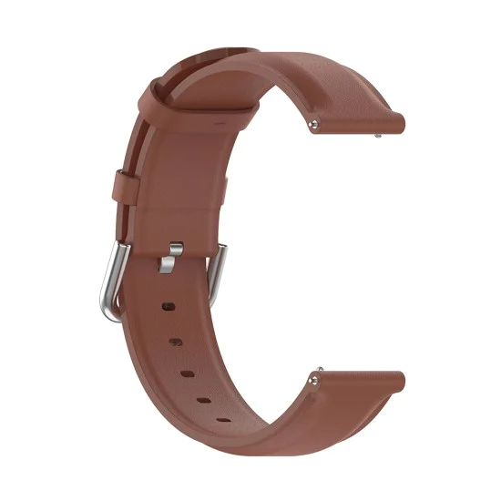 Каишка за Samsung Galaxy Watch 4/5/Active 2, Huawei Watch GT 3 (42mm)/GT 3 Pro (43mm) - Каишка за часовник (W007PU) - Кафяв